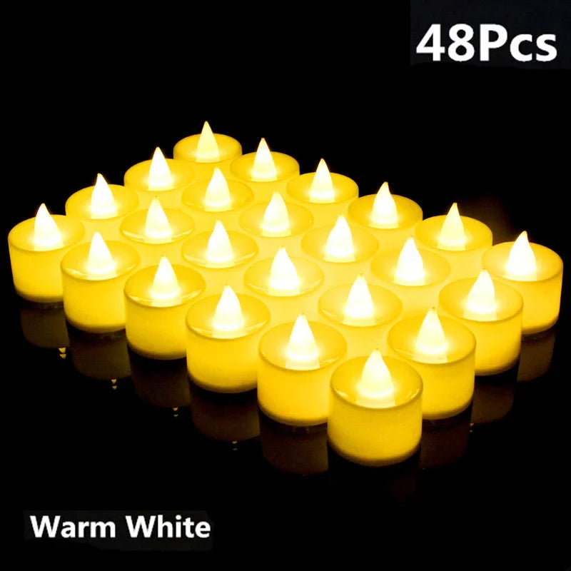 Flameless LED Tealight Candles