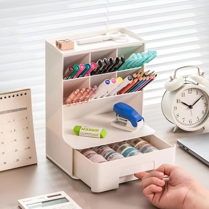 Elegant Multi-Function Desk Organizer