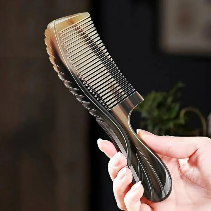 Natural Ox Horn Fine Tooth Comb