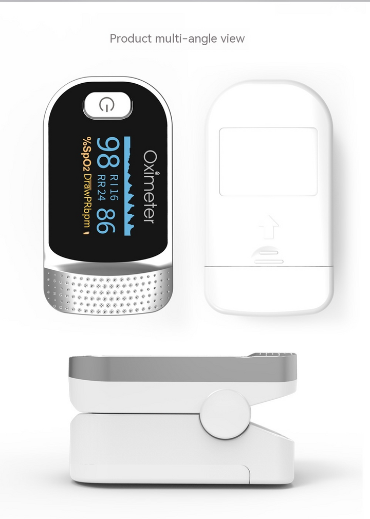 Boxym Smart Bluetooth 5.1 Oxímetro de pulso con yema del dedo HRV Medidor de variabilidad del ritmo cardíaco Monitor APP Control Registro de datos Oximetro De Dedo Soporte Android IOS
