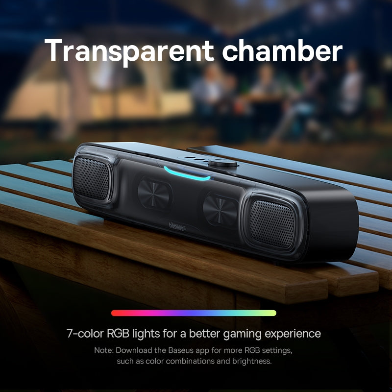 Portable Bluetooth Soundbar Speaker with 3D Surround Sound