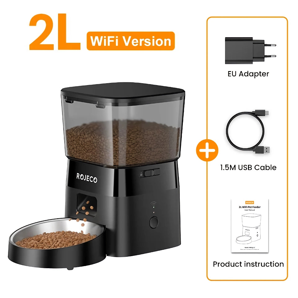 Automatic Smart Dog Feeder with WIFI Remote Control