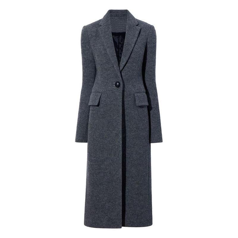 Elegant Woolen Long Coat for Women