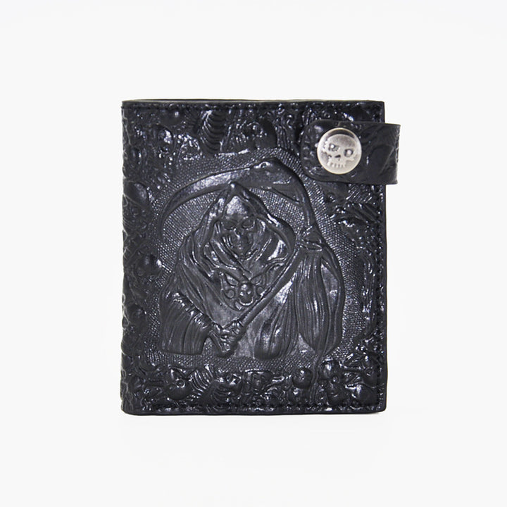 Retro personality men's wallet demon