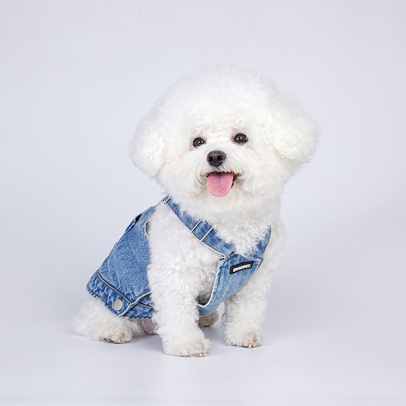 Cotton Dog Denim Vest