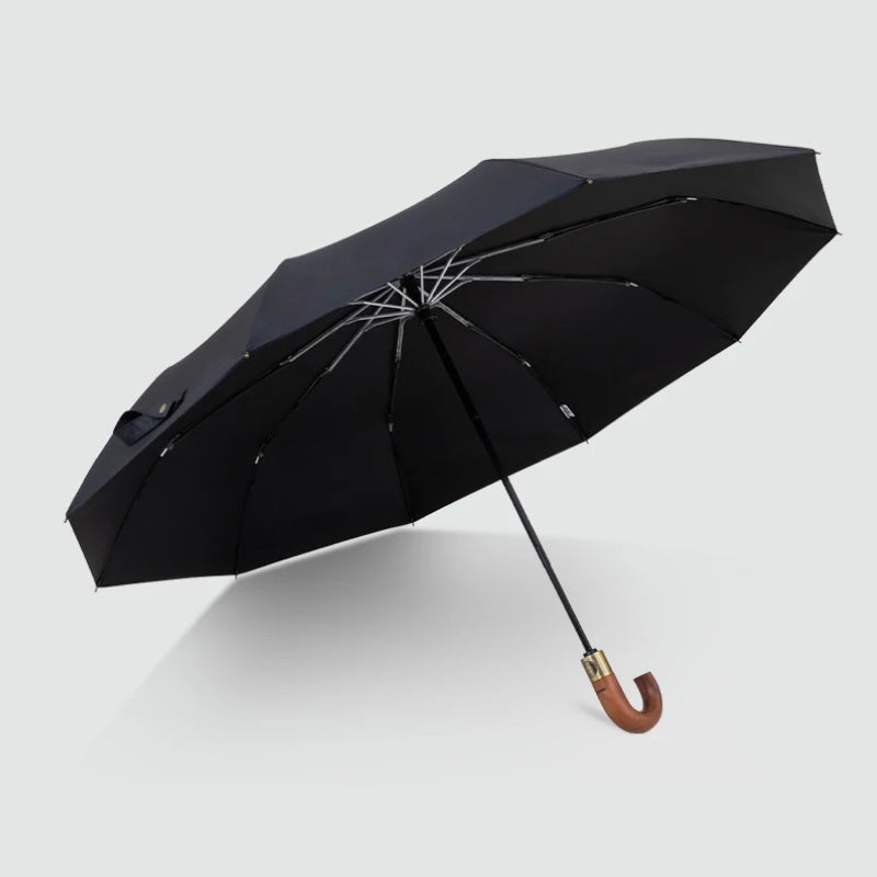 Large Automatic Wooden Golf Umbrella