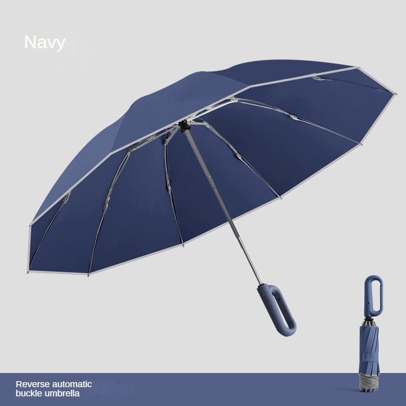 Windproof Reverse Folding Umbrella