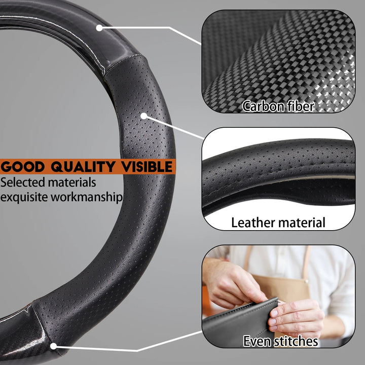 Universal 37-38cm Car Steering Wheel Cover