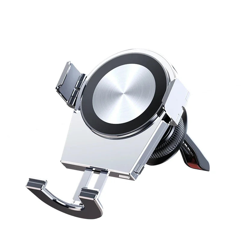 Aluminum Magnetic Car Phone Holder with Air Vent Clip