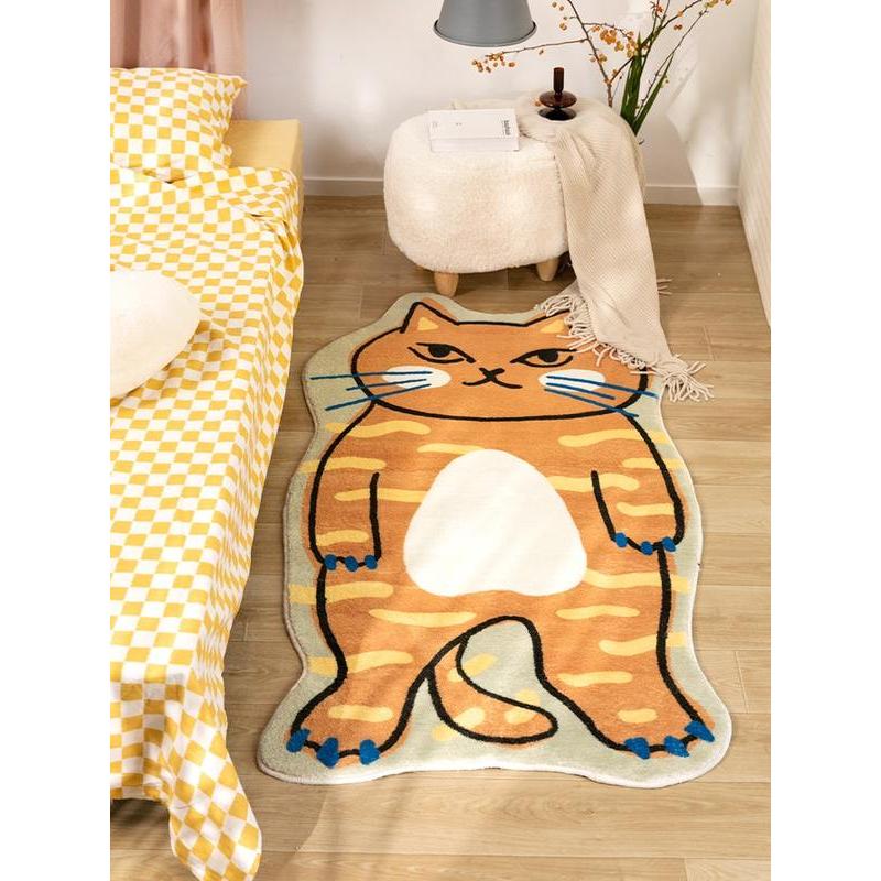 Cartoon Living Room Decoration Rugs - Cute Cat Design