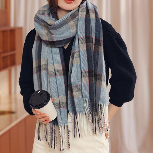 Winter Preppy Plaid Scarf