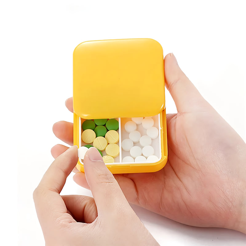 Compact Push-pull Pill Case Organizer