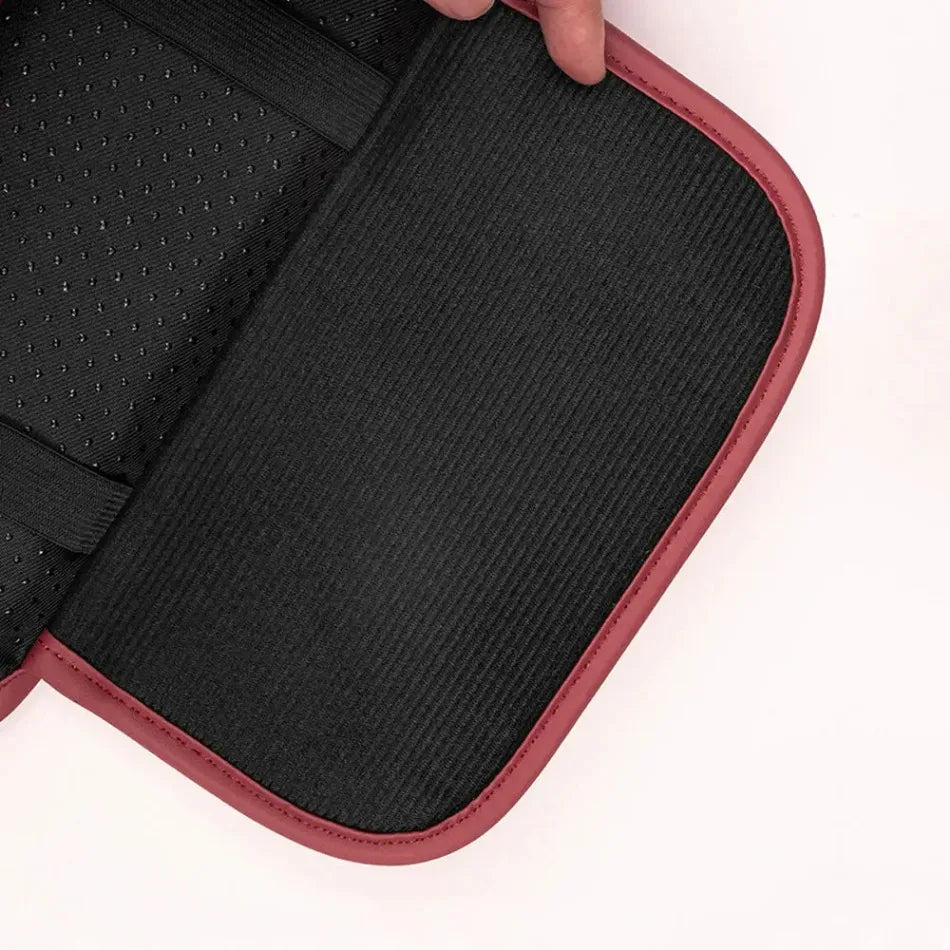 Universal Car Armrest Cushion with Side Storage - Comfortable & Durable