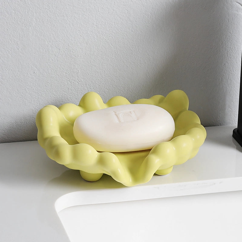 Ceramic Cloud Drain Soap Dish