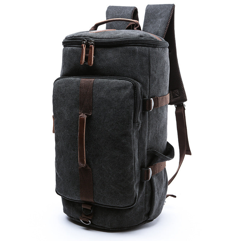 Cylinder leisure backpack computer bag