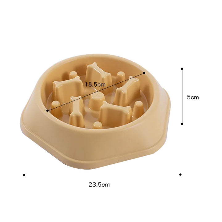 Slow Feeder Dog Bowl for Healthy Eating