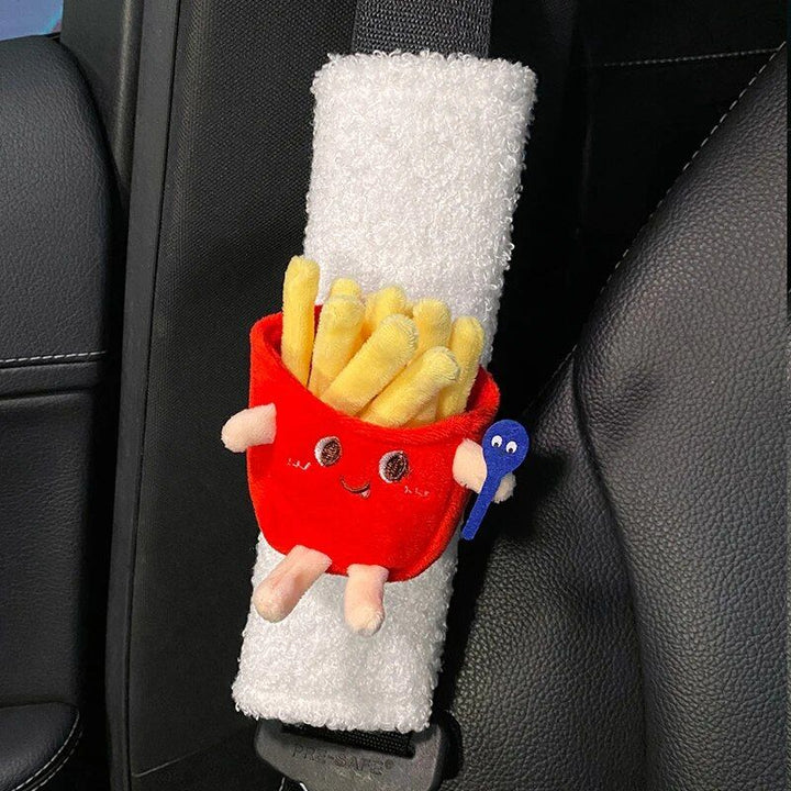 Plush Cartoon Car Seatbelt Covers for Kids