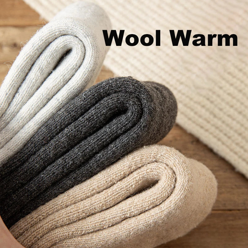 3 Pairs Unisex Wool Socks