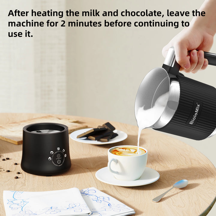 Detachable 5-in-1 Milk Frother and Steamer