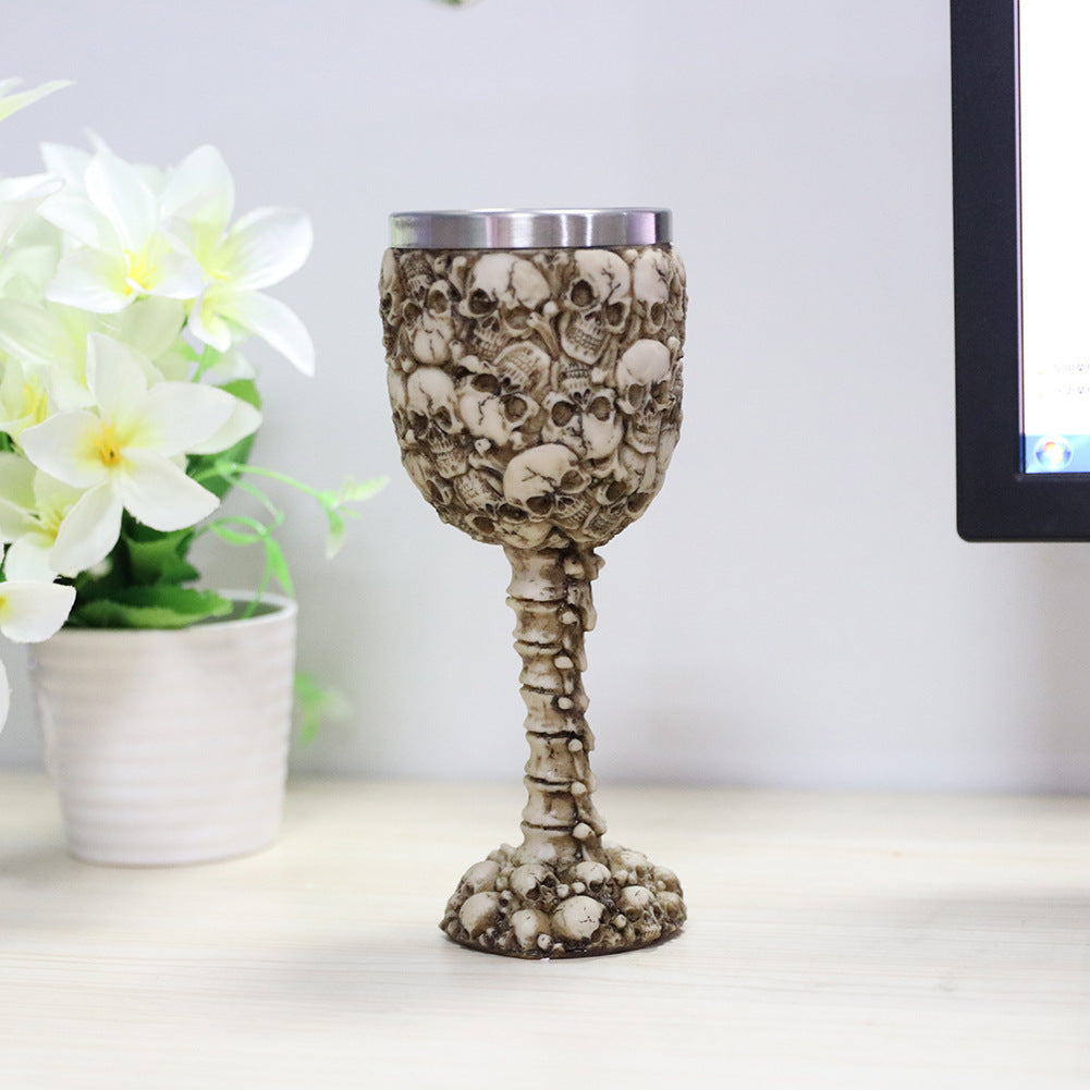 Skull Wine Glass Resin Skull Cup Personalized Tableware Ornaments