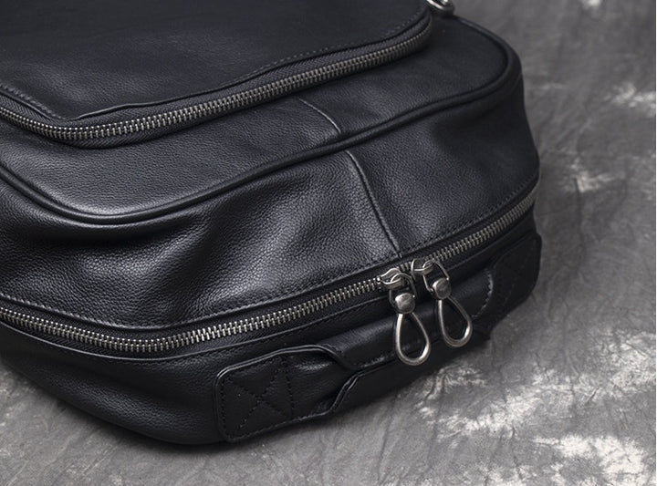 Men's leather handbag