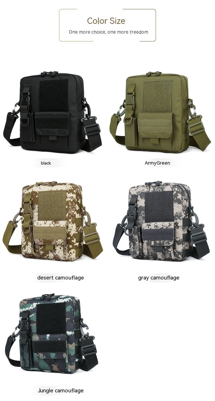 Shoulder Bag Vertical Crossbody Bag Outdoor Sports Leisure Bag Camouflage Bag