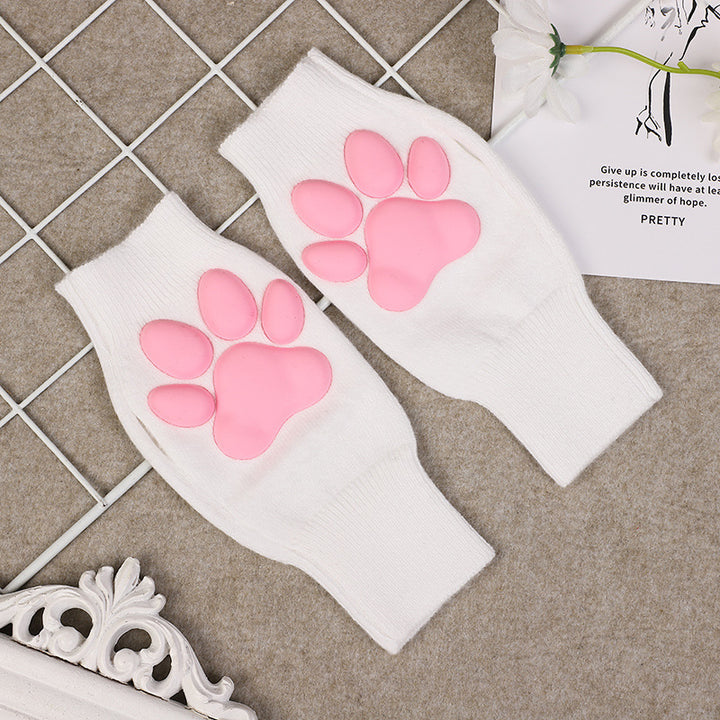 3D Silicone Cat Paw Pads Gloves