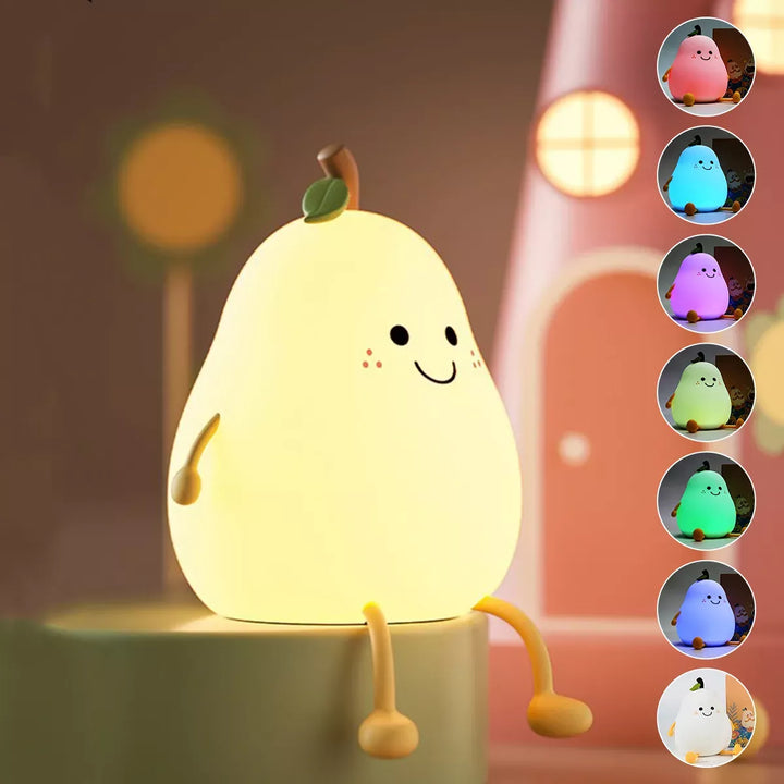 Cute Pear Night Light