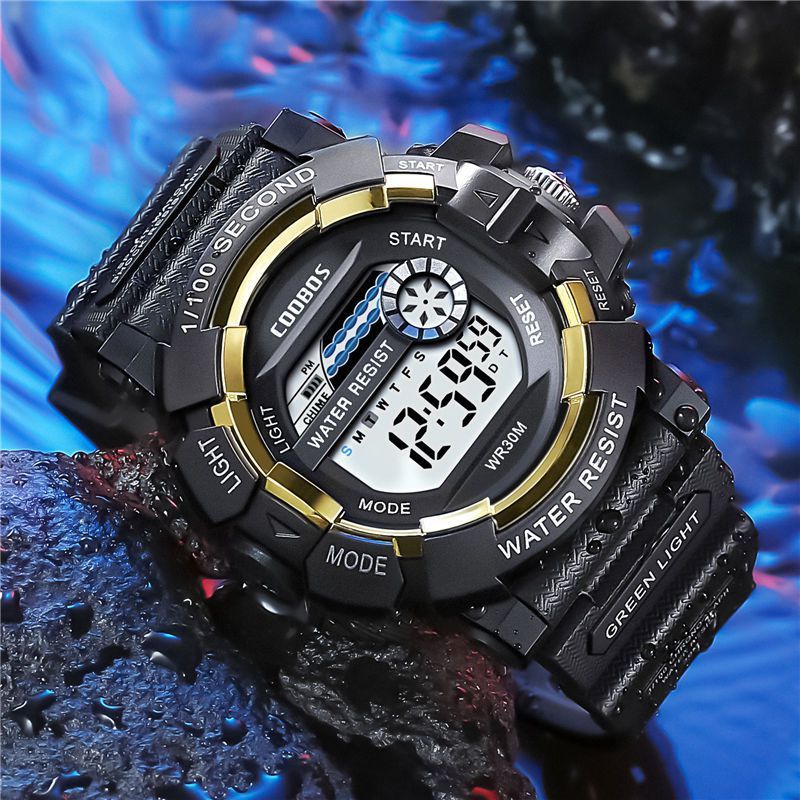 Waterproof Sports Electronic Luminous Men's And Women's Watch