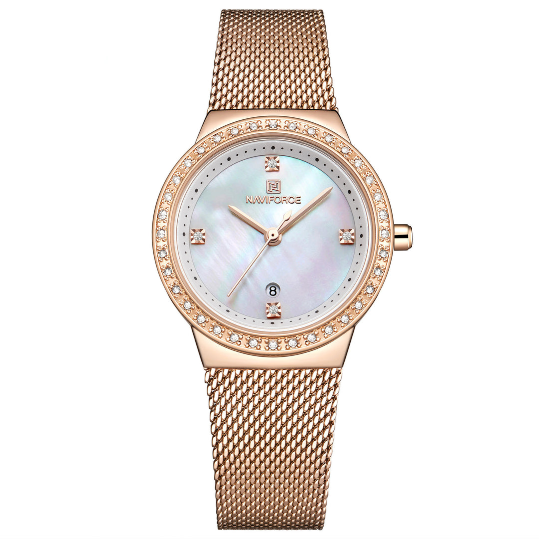 Simple waterproof ladies diamond watch