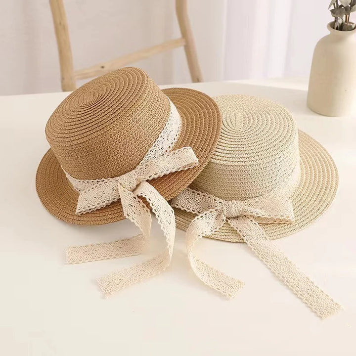 Charming Summer Princess Straw Hat for Children