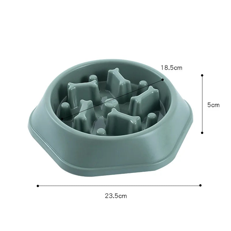 Slow Feeder Dog Bowl for Healthy Eating