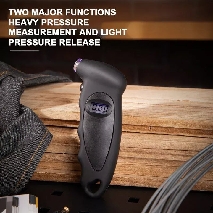 Digital Tire Pressure Gauge with Backlight & High-Precision Monitoring, 0-150 PSI