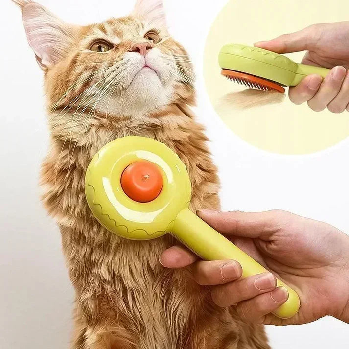 Self-Cleaning Pet Hair Removal Comb