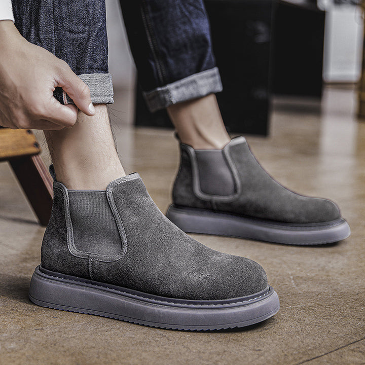 Men's Casual Leather Chelsea Boots