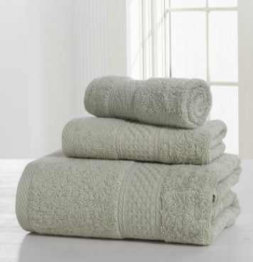 Cotton soft double-sided thickening towel skin-friendly bath towel beauty salon bathrobe bath towel set