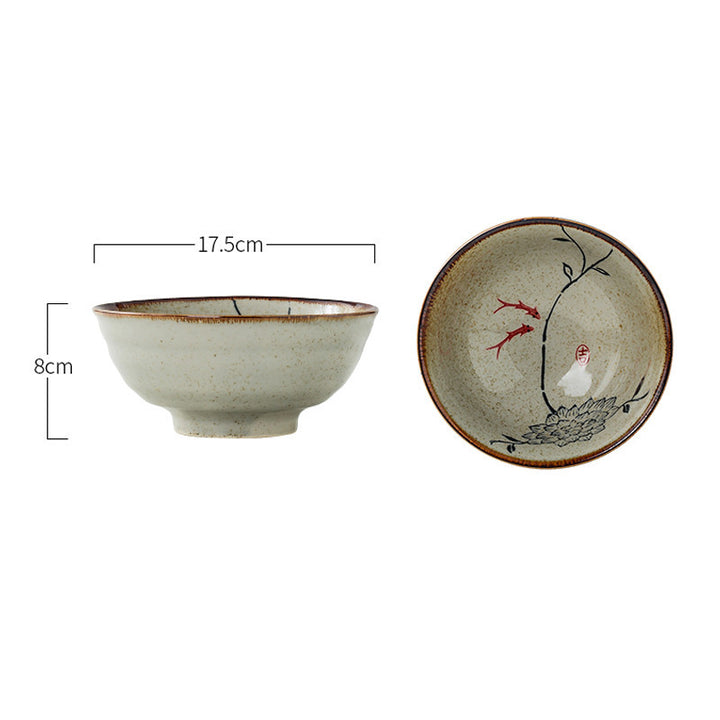 Japanese Ceramic Bowl Commercial Large Ramen