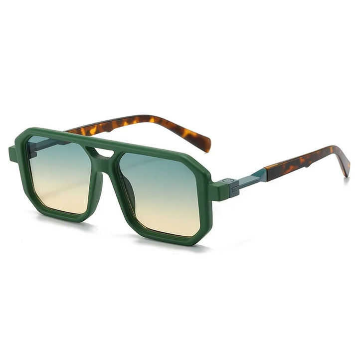 Retro Square Pilot Sunglasses