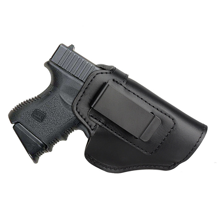 Hidden leather small holster