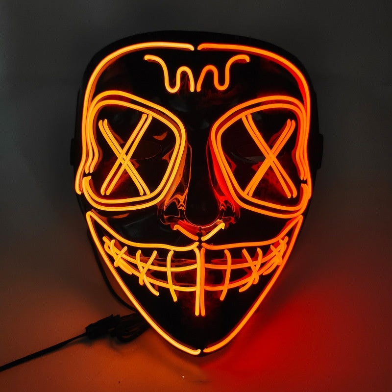 Halloween EL Horror Full Face Glow Mask