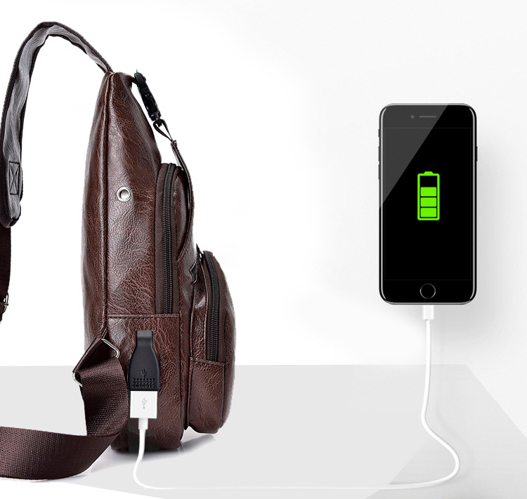 Mochila de viaje para hombre, resistente al hombro, antirrobo, para exteriores, con puerto de carga USB