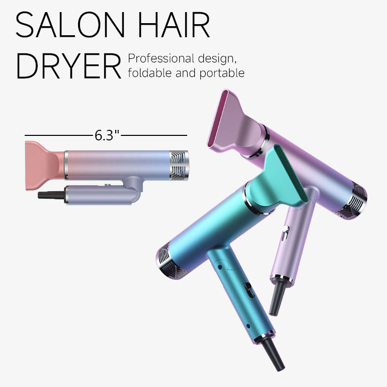 Versatile Salon-Quality Hair Dryer with Ion Technology - Cold and Hot Air