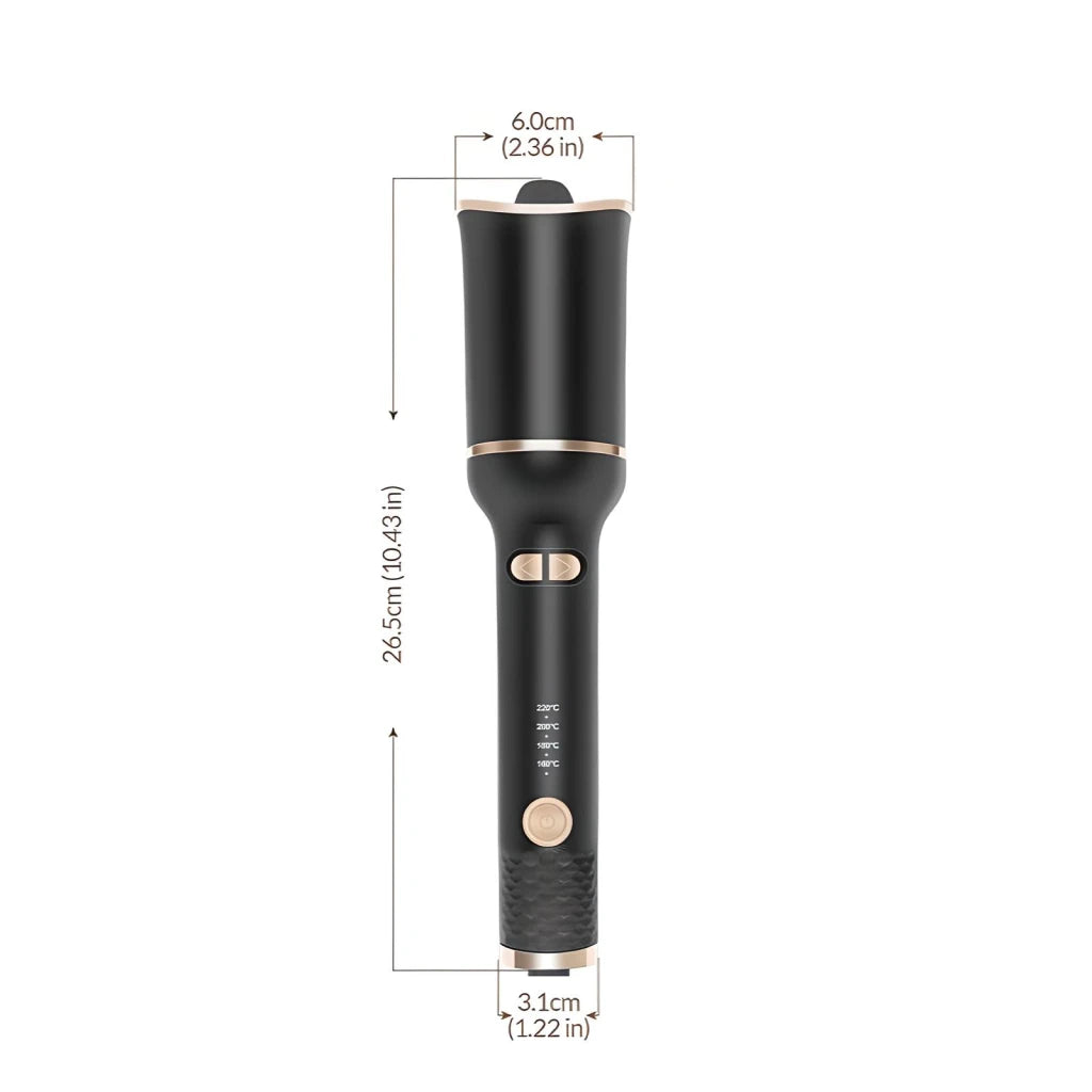 Auto Rotating Ceramic Hair Curler