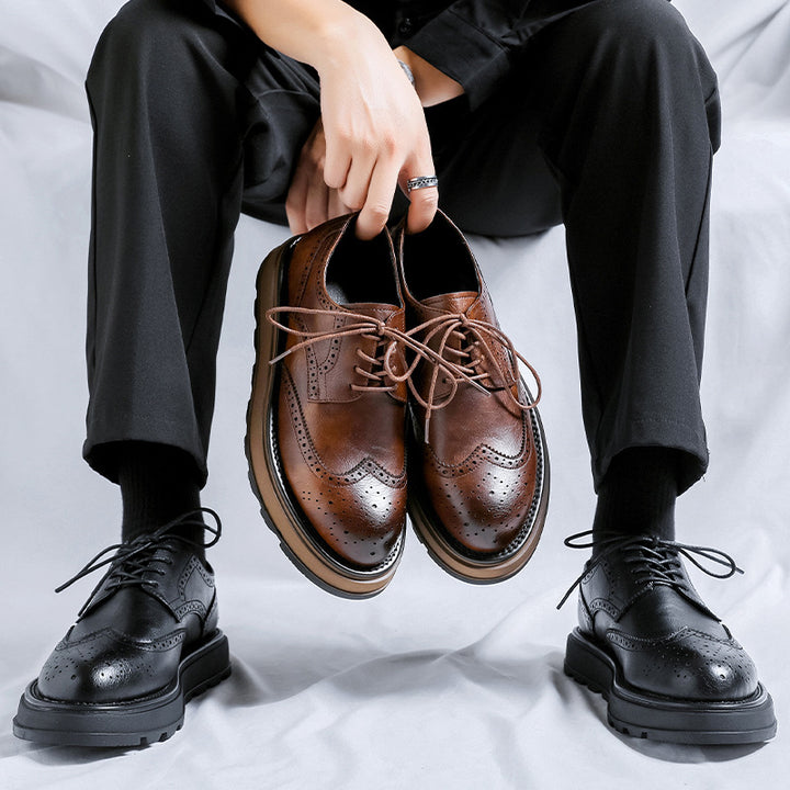 Vintage British Men’s Leather Loafers