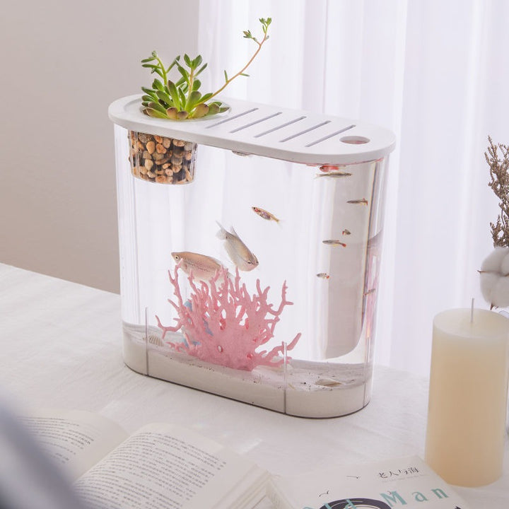 Transparent Plastic Goldfish Tank