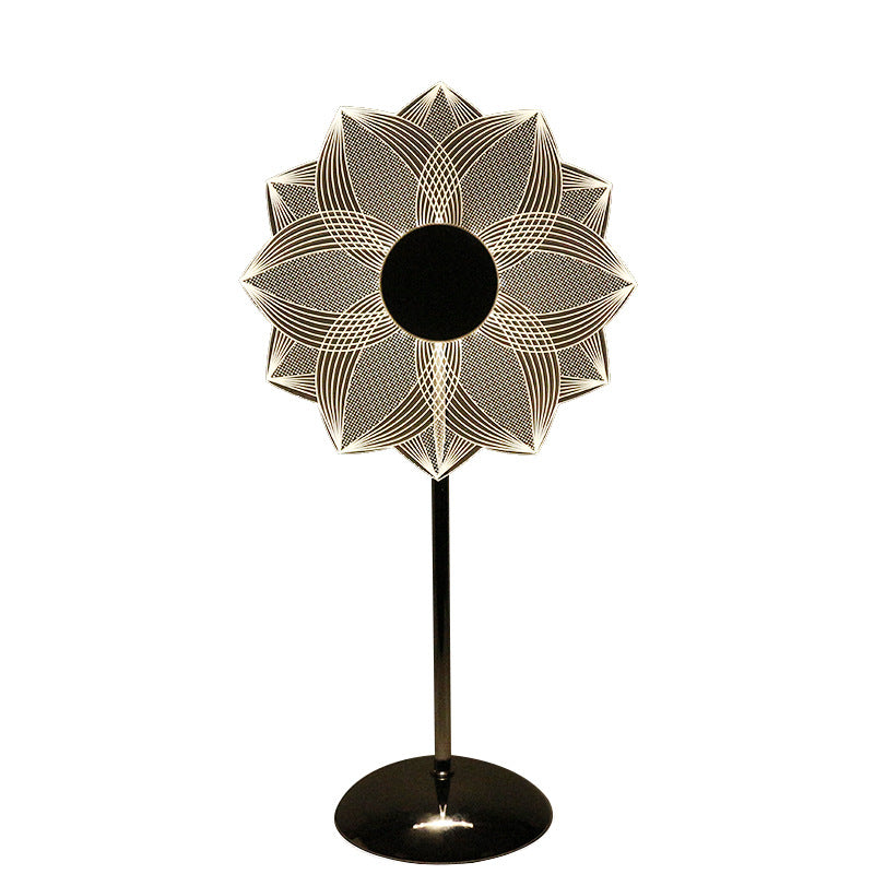 Modern LED Decorative Flower Table Lamp for Bedroom and Home Décor