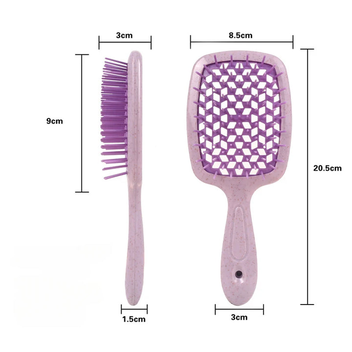 Square Grid Hollow-out Massage Comb