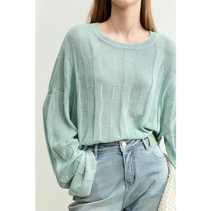 Spring Elegance Knit Sweater