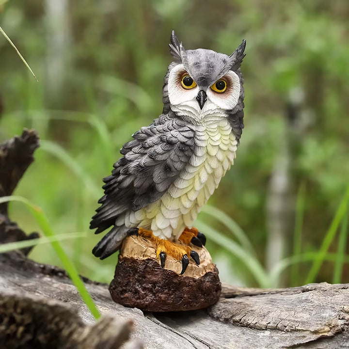 Resin Owl Sculpture