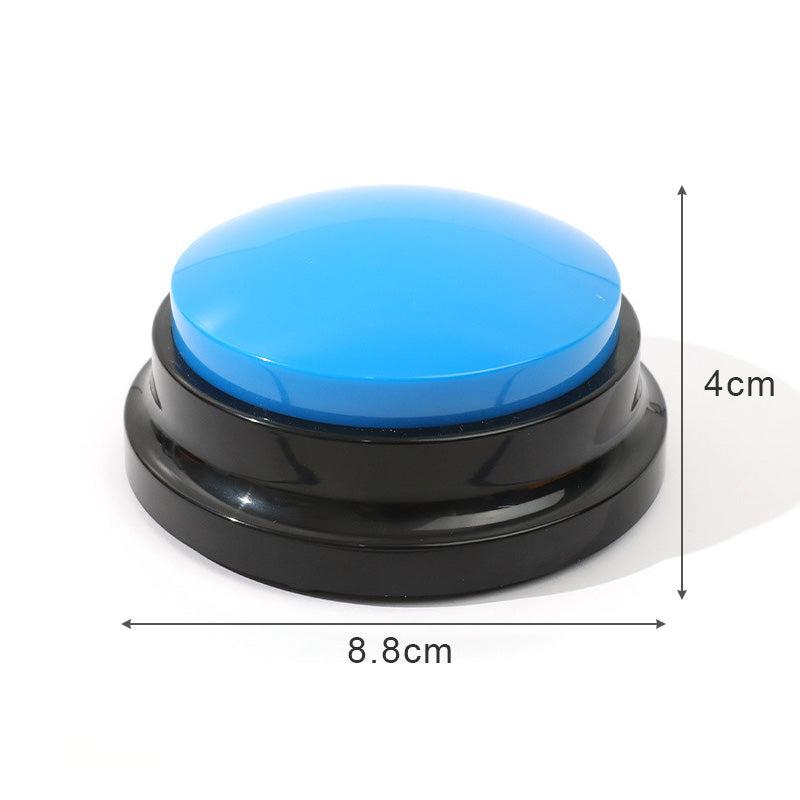 Interactive Pet Communication Button - Recordable Voice Training Toy for Dogs